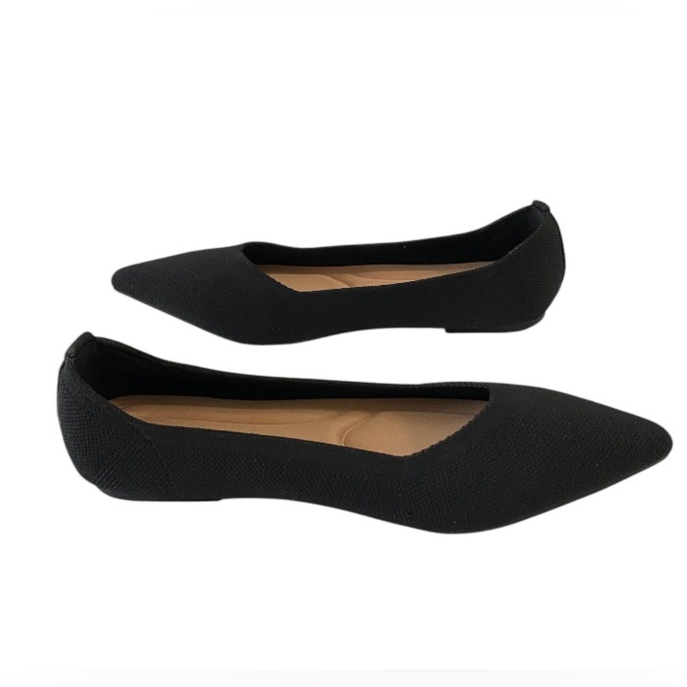 Venus Celia Women's Knit Pointed Toe Ballet Flats Slip On Shoes Size 8